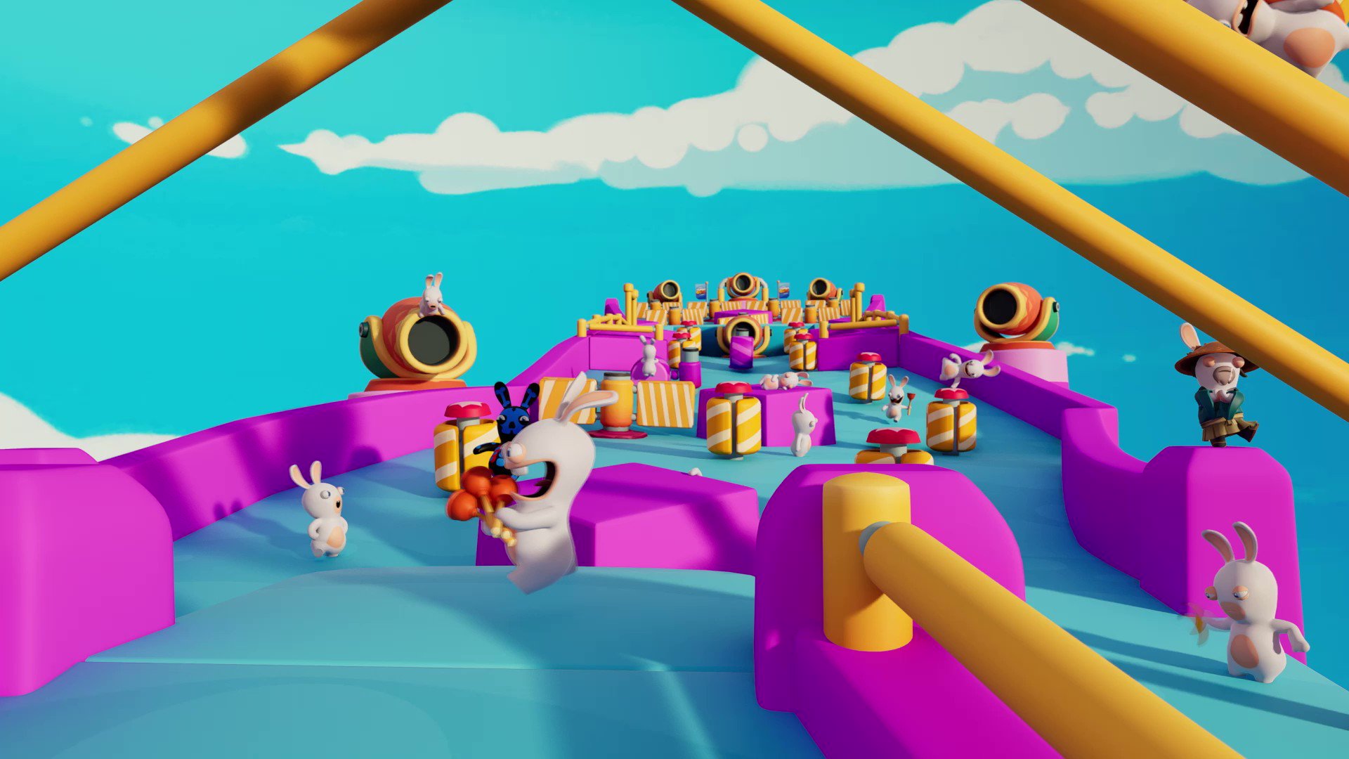 Stumble Guys” unleashes Ubisoft's Rabbids in a wild new takeover event