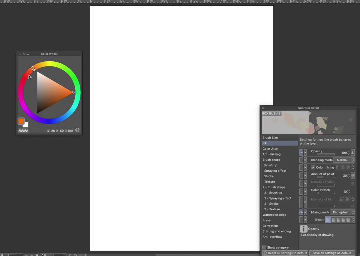 kidkyan on Twitter "clip studio 2.0 perceptual mixing + color jitter