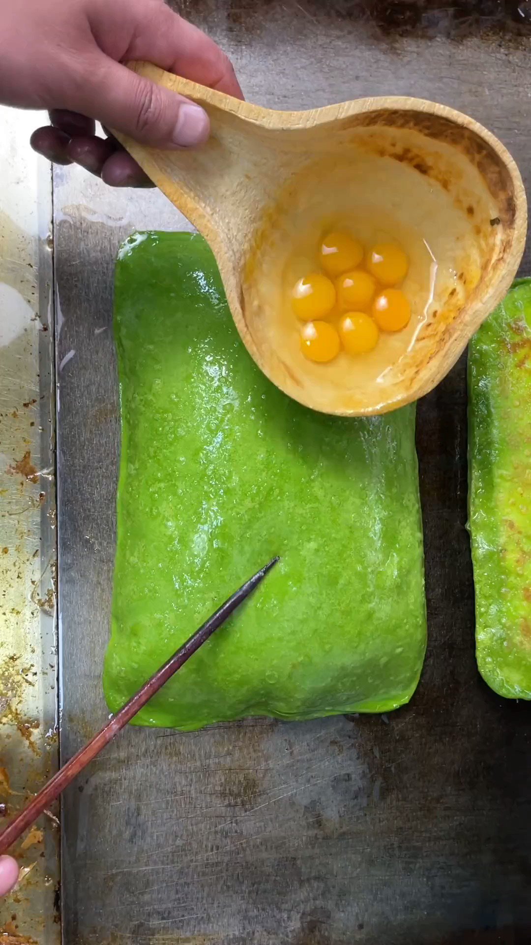 Sharing travel on twitter street breakfast in china filled with