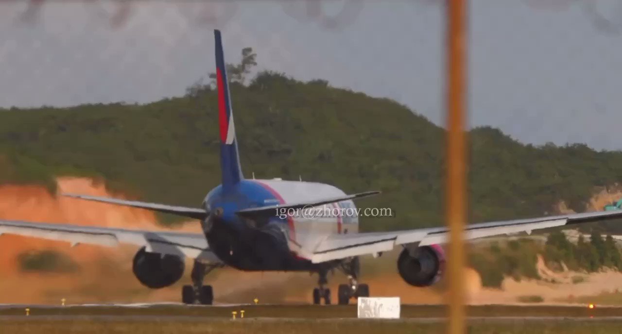 1/ A Russian 767 aircraft that suffered an engine failure when trying to take off from Phuket airport in February had reportedly gone 3 years without 