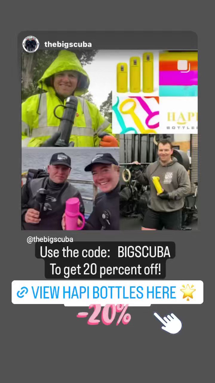 the_big_scuba Diving on Twitter "Hapi Bottles Hapi Friday! Get your
