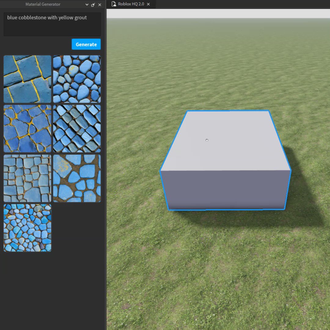 NEW* How to Use the NEW AI TEXTURES in Roblox Studio 