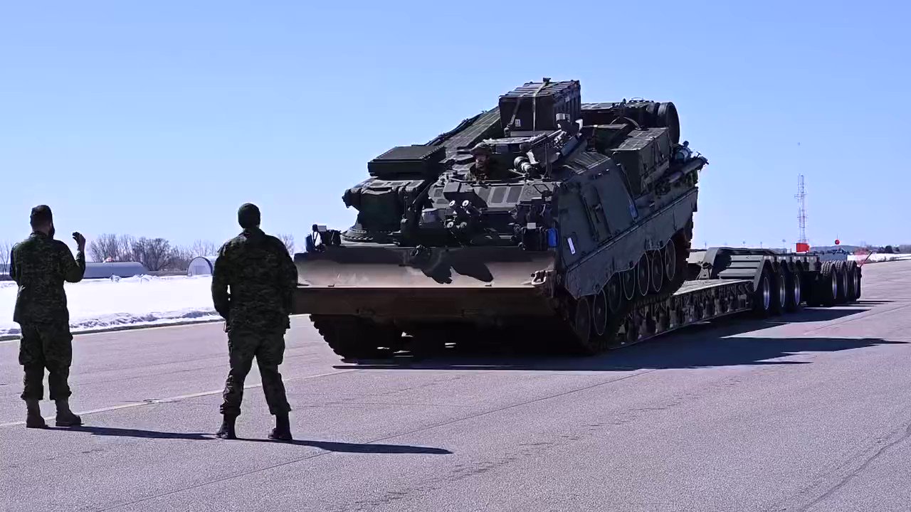 ??Ukrainian Front on Twitter: "⚡️??Canadian Bergepanzer 3 BREM are on their way to ??Ukraine - Ministry of Defense of Canada Bergepanzer 3 is a BREM of ??German-??Dutch production based on the Leopard