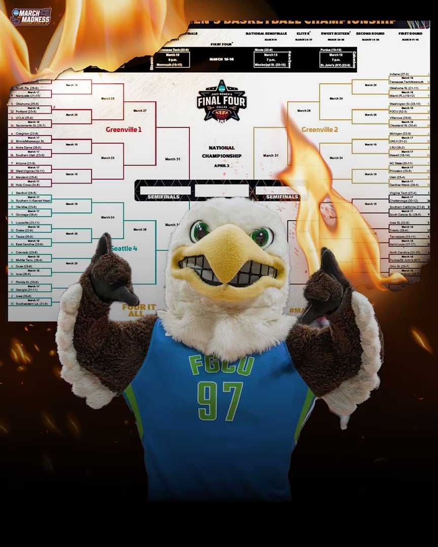 NCAA March Madness on Twitter "BURN BABY BURN 🔥 MarchMadness x FGCU