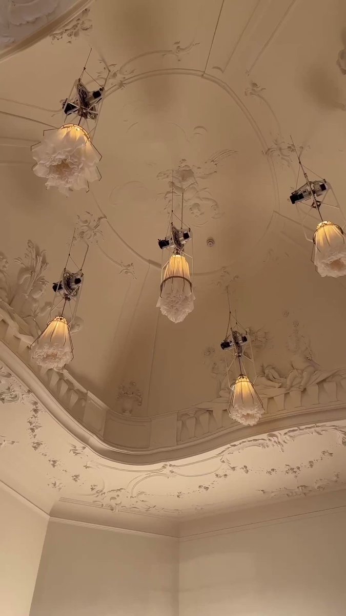 アムステルダム　美術館　イーブイ　Mサイズ アムステルダム国立美術館に設置されている、花の形をした照明が開閉し