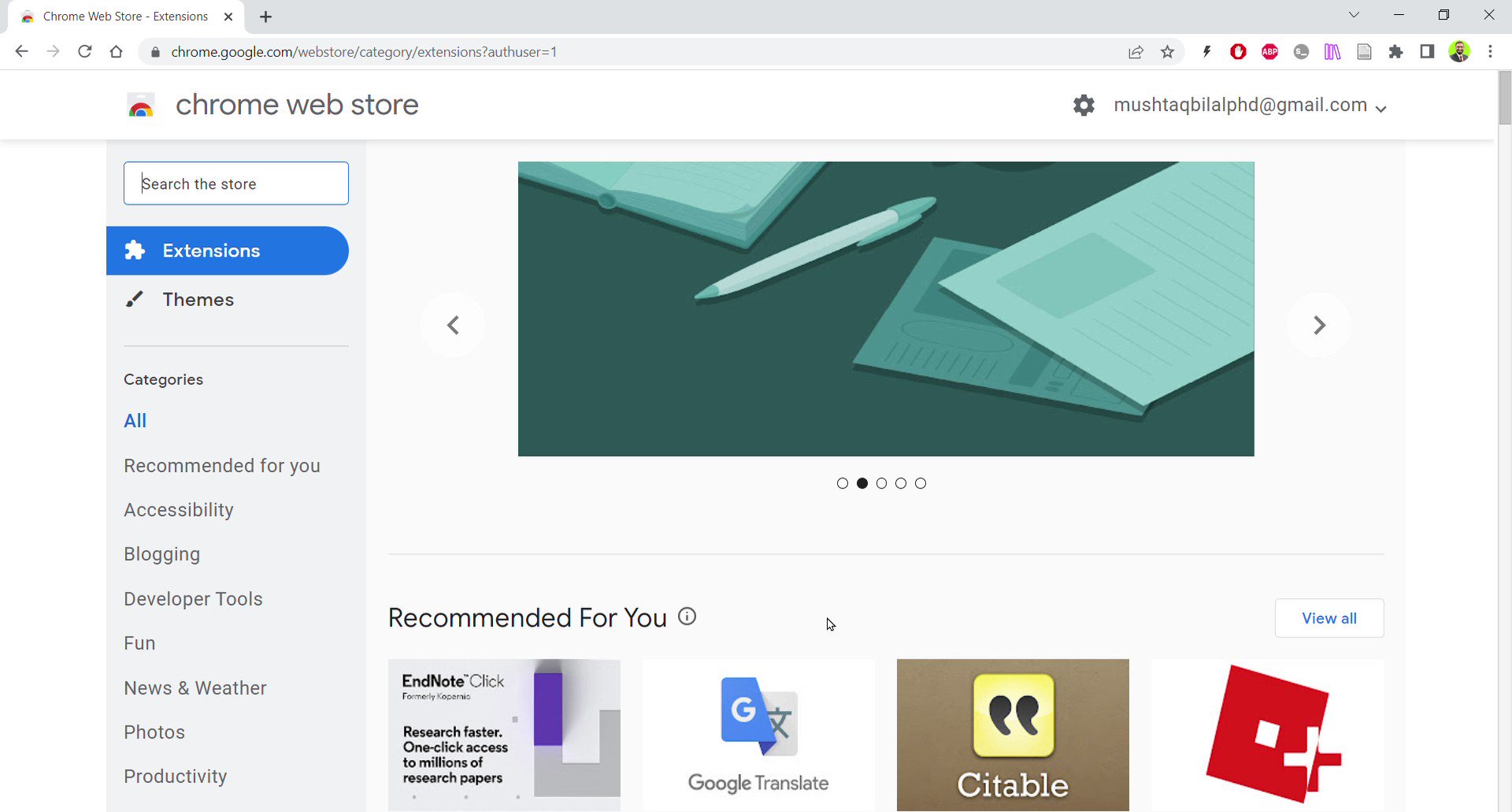 Chrome Web Store, Software