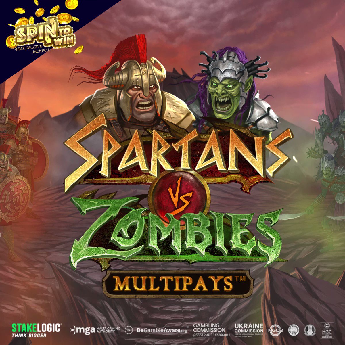 COMING SOON: Spartans vs Zombies Multipays™ &#128737;&#129503;‍♂️ – 30th March

+18 | 

