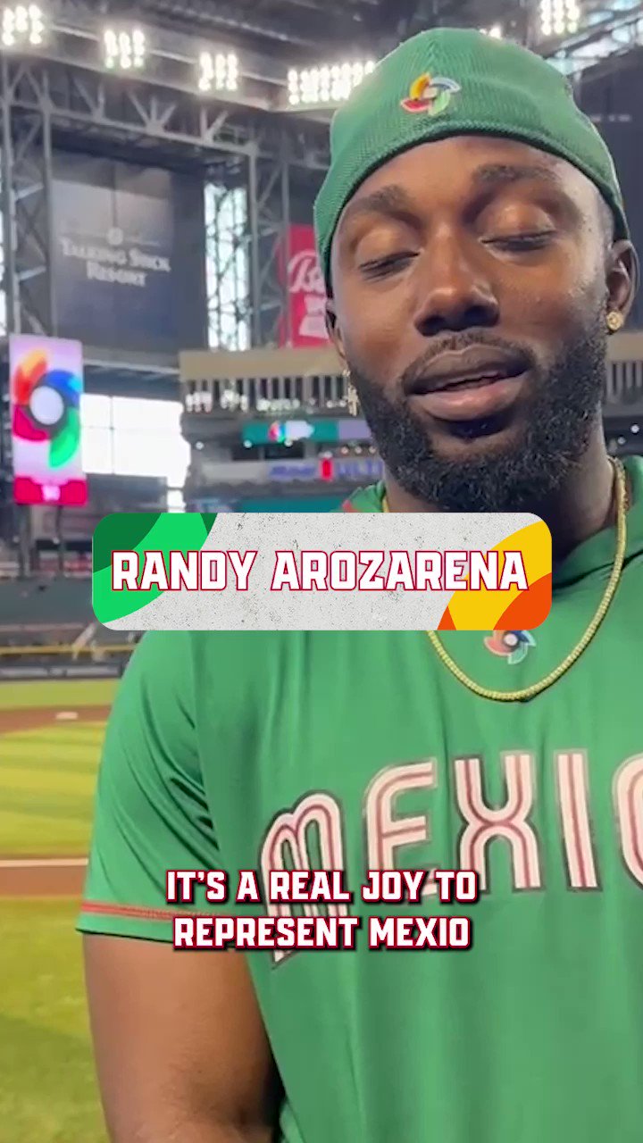 MLBPA on X: Randy Arozarena and Team Mexico are ready to continue