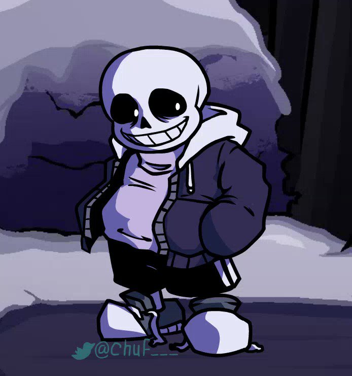 Nata on X: funny edit i made of the dust sans sprite og sprite made by  @chuf___ #FNF  / X