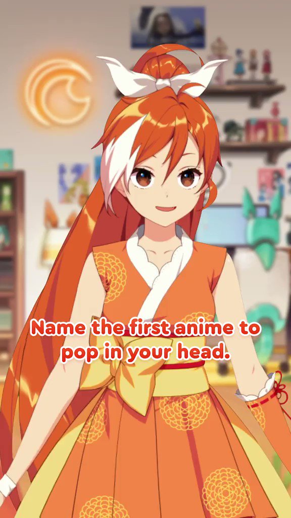 Crunchyroll on twitter name the first anime that comes to mind be