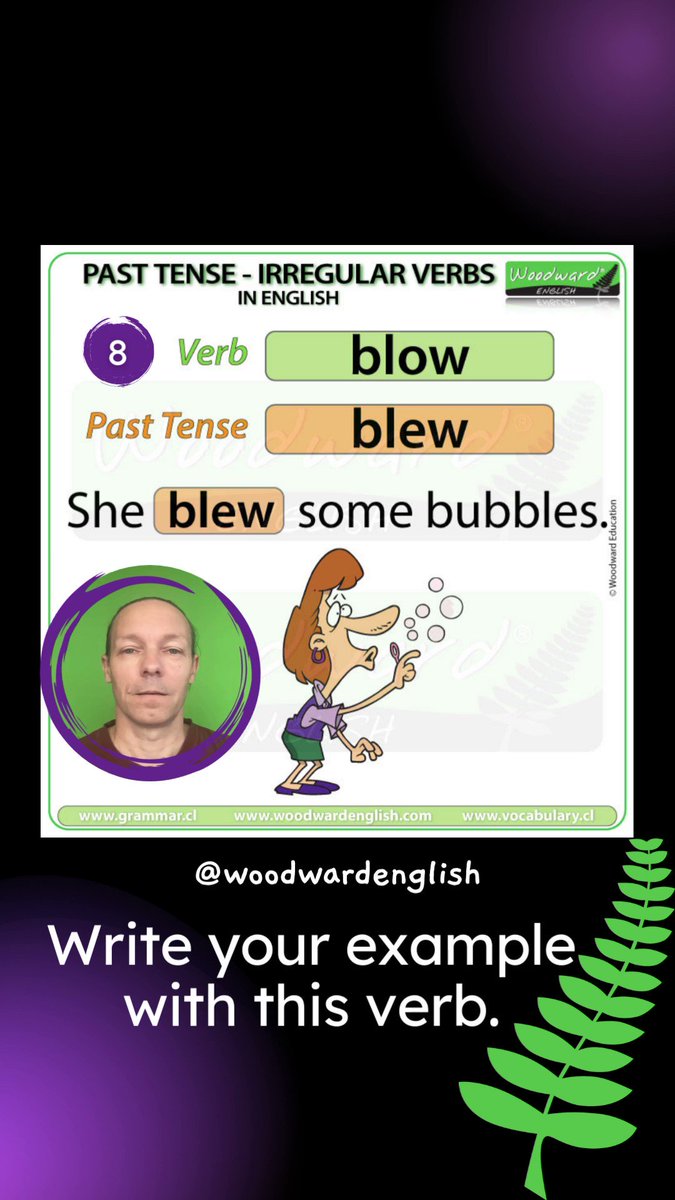 Learn English with Woodward English on Twitter "The past tense of BLOW