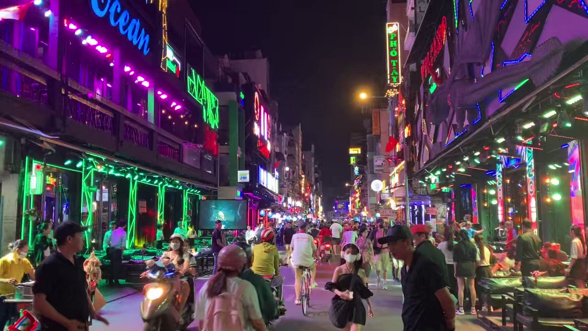 ベトナムにある『ブイビエン通り』がまさにサイバーパンク・ネオサイタマ感が溢れていて良かった「ゲーミングシティ」 Togetter [トゥギ