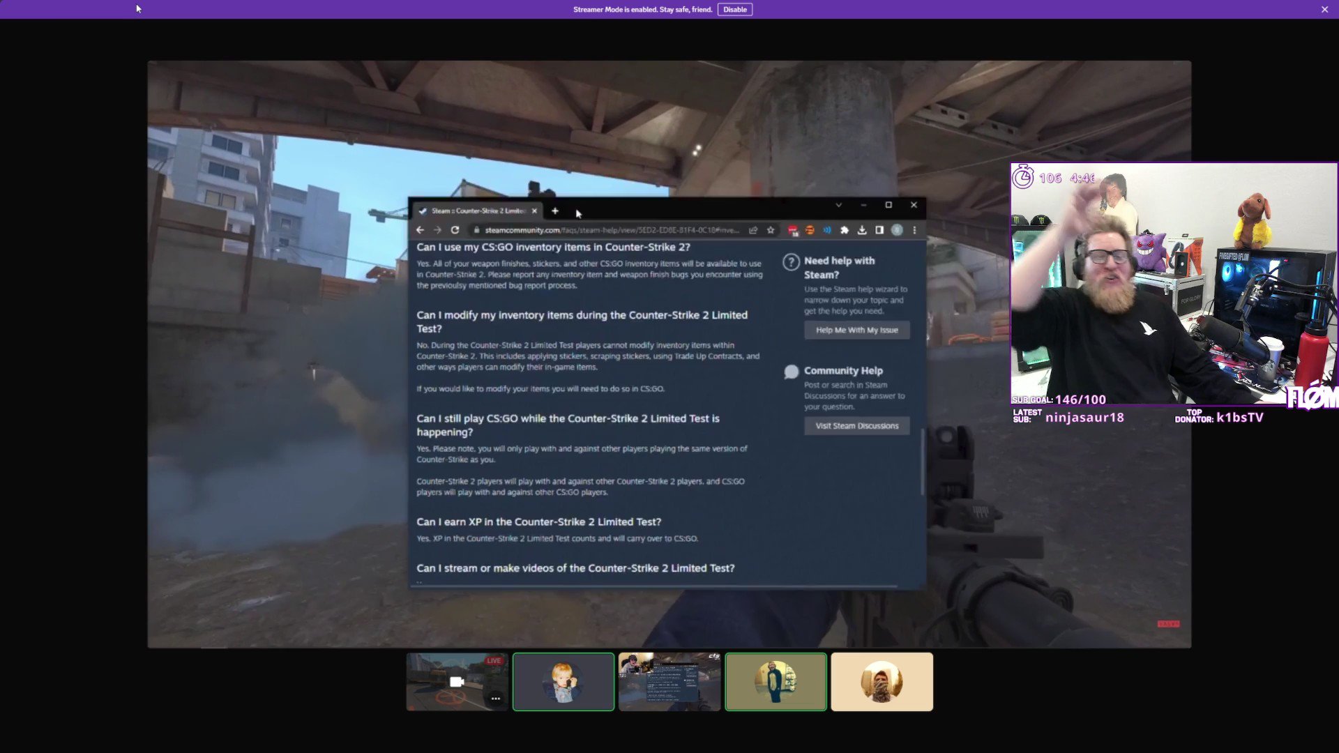 Counter Strike 2: how to get into Steam's limited test mode