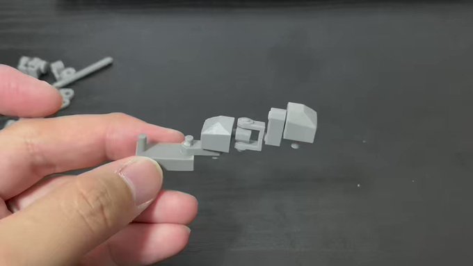 3Dプリンターで満足いく関節軸ができた！SK本舗の高靭性レジンを使うことで高い保持力と硬さを両立した関節ができました夏ワ