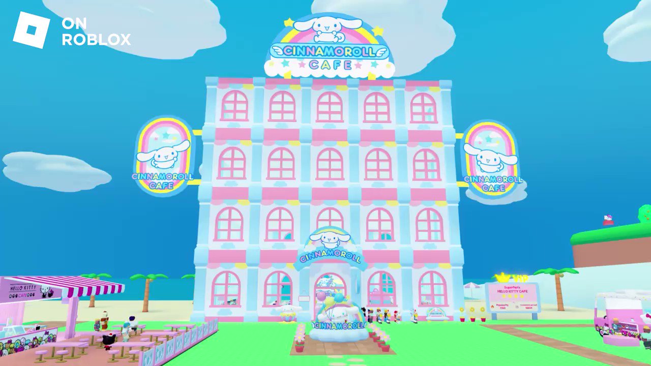 Roblox My Hello Kitty Cafe) Got any ideas on how to decorate my