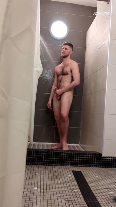 Nothing like a good public shower stroke to make me squirt across the aisle! Would you let me shoot this