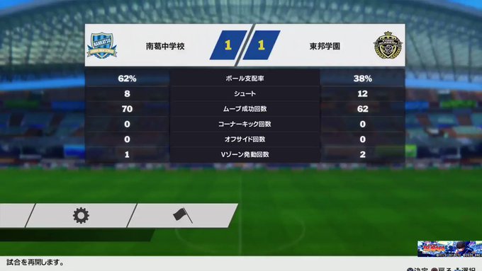 これこそキャプテン翼だ⚽皆ゴールポスト大好きです😍#キャプテン翼RISEOFNEWCHAMPIONS #TSubasaR