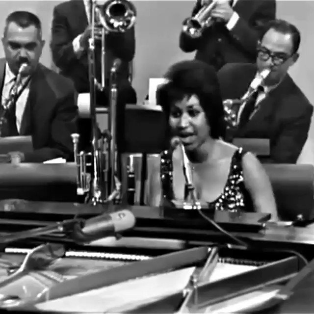 Happy Birthday to the \Queen of Soul\ Aretha Franklin born on this day in Memphis, Tennessee. \Evil Gal Blues\ 