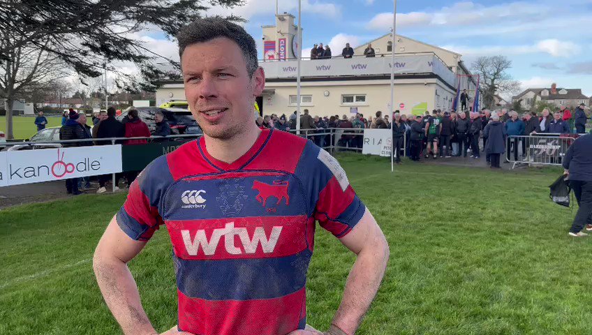 Clontarf captain (👨‍✈️) and prolific try scorer @MattyDarcy talks us through a titanic tussle against @HinchRFC #EnergialAIL https://t.co/8o9Fs9xsRX