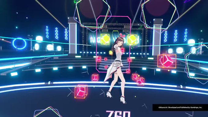 お気に入りの楽曲「new world」もフルコンボ達成できました✨凄く楽しいのよ～♪#PSVR2 #KizunaAI #