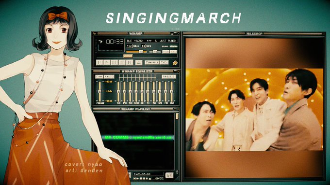 #SingingMarch "With a color in the title" 🎵オレンジkiss - Snow M