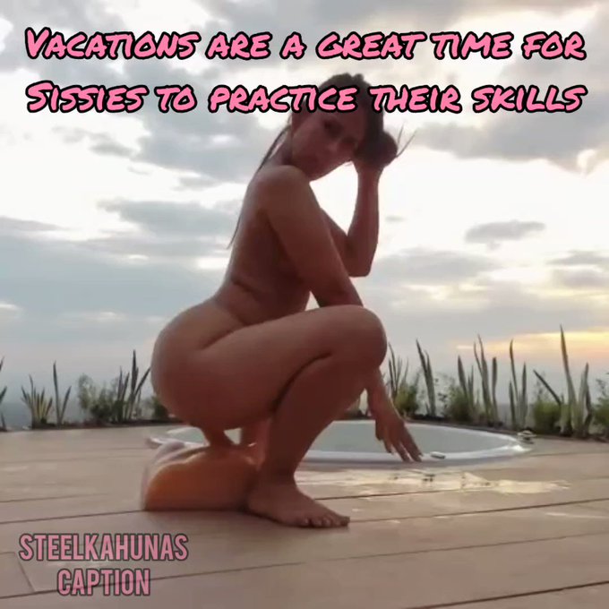 Vacations are a great time to practice your sissy skills

#nsfw #nsfwtwt #porn #BabeCock #edging #Gooning