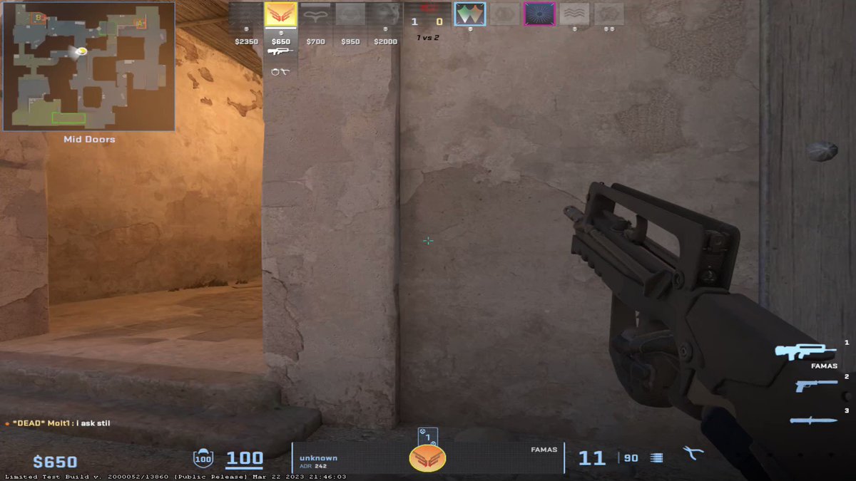 Tarik plays Counter-Strike 2 (CSGO 2 GAMEPLAY) Limited Test CSG0 2