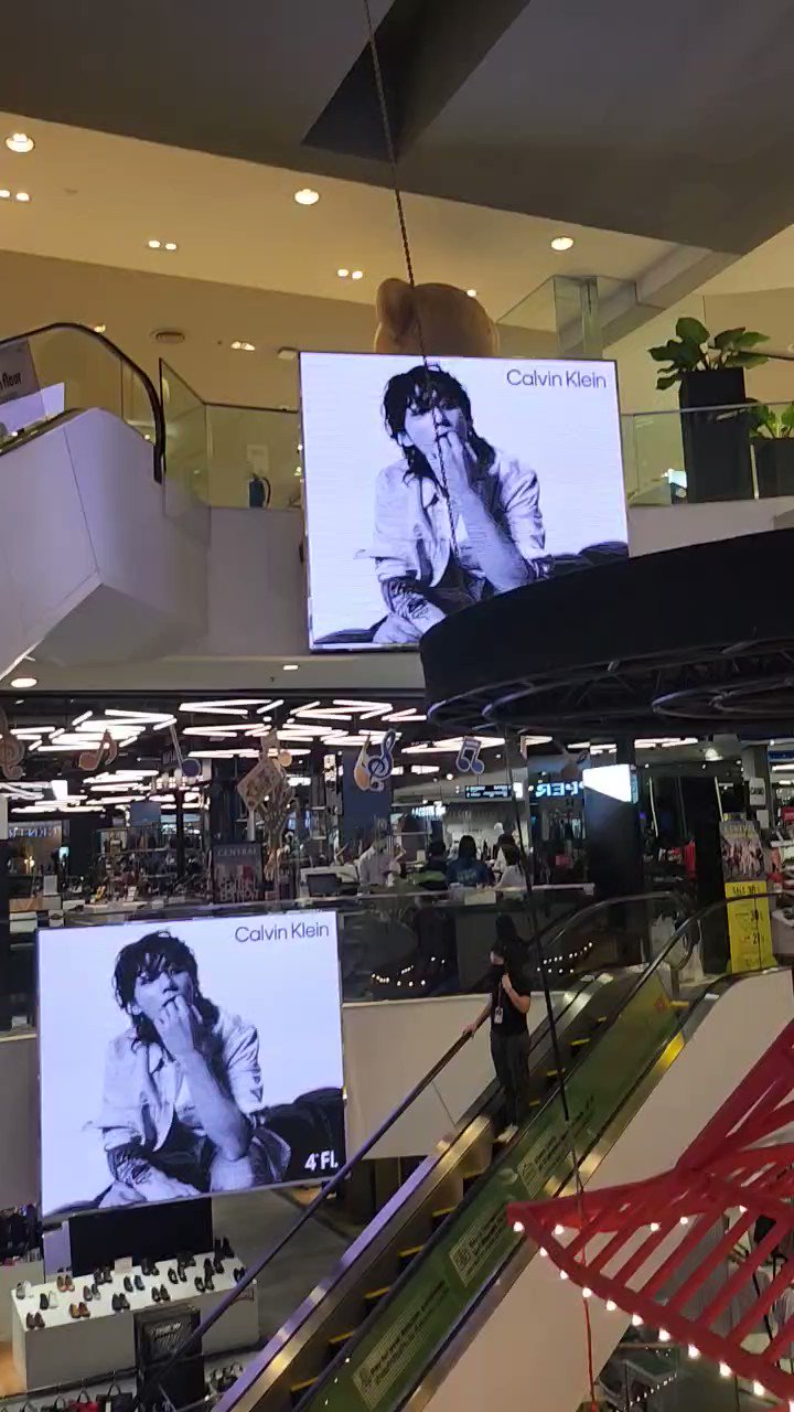 Jungkook SNS  on X: Jungkook's Calvin Klein Ads at DLF Mall in