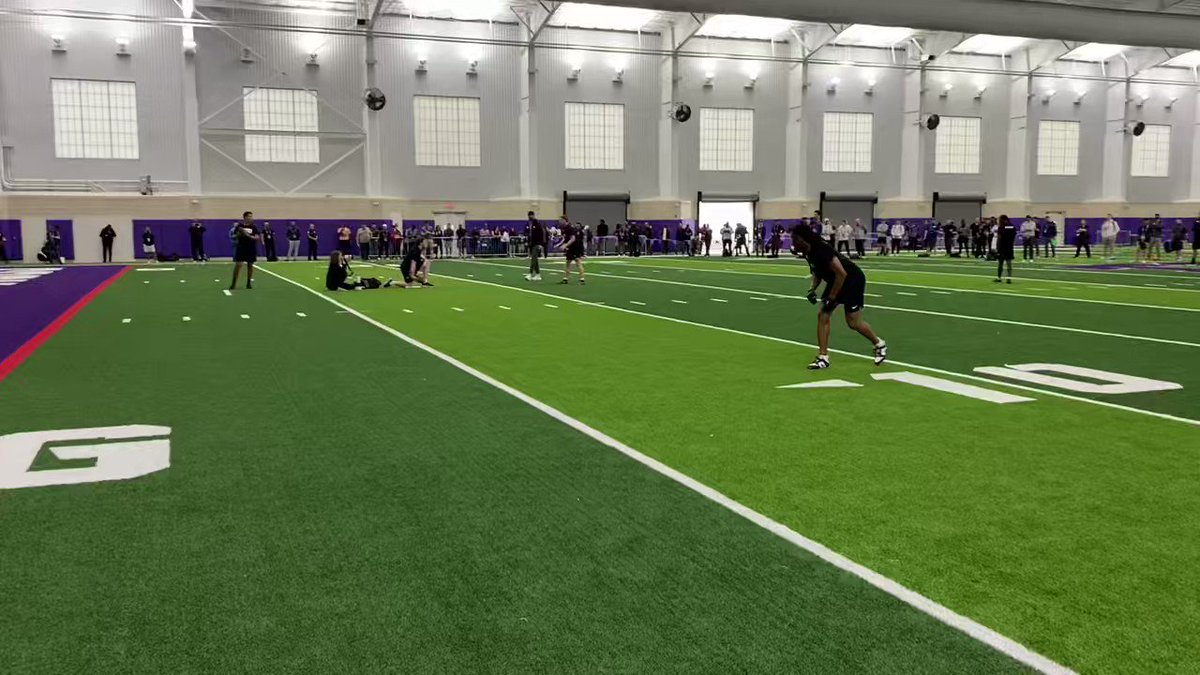 Garrett Podell on Twitter "QB Max Duggan hits WR Quentin Johnston for a red zone touchdown at