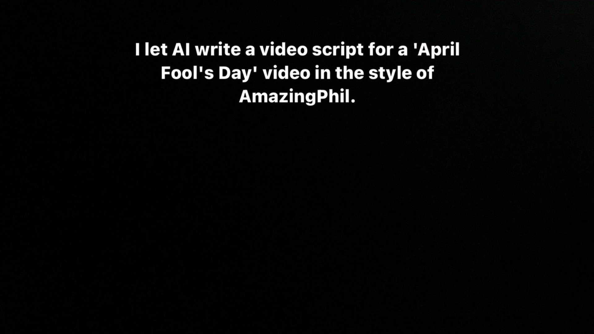 juul on Twitter "i let AI write a script for a 'dan and phil april