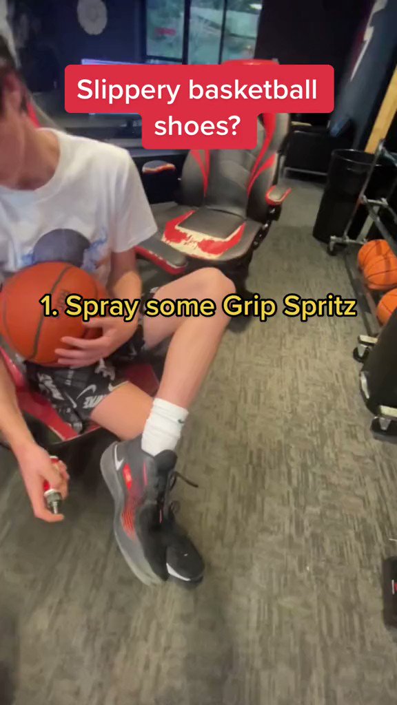 Grip Spritz - Basketball Shoe Grip Spray on X: Happy to be there