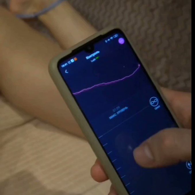 Sucking dick / eating pussy while being denied in chastity. A remote controlled prostate massager deeply