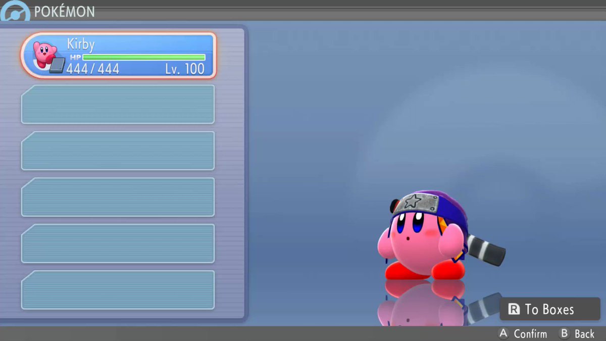 Yisuno ⚝ on X: Alright so I decided that each Kirby form will have  different colors on the shiny version on my mod for Pokemon BDSP, mostly  referencing the colors Kirby had