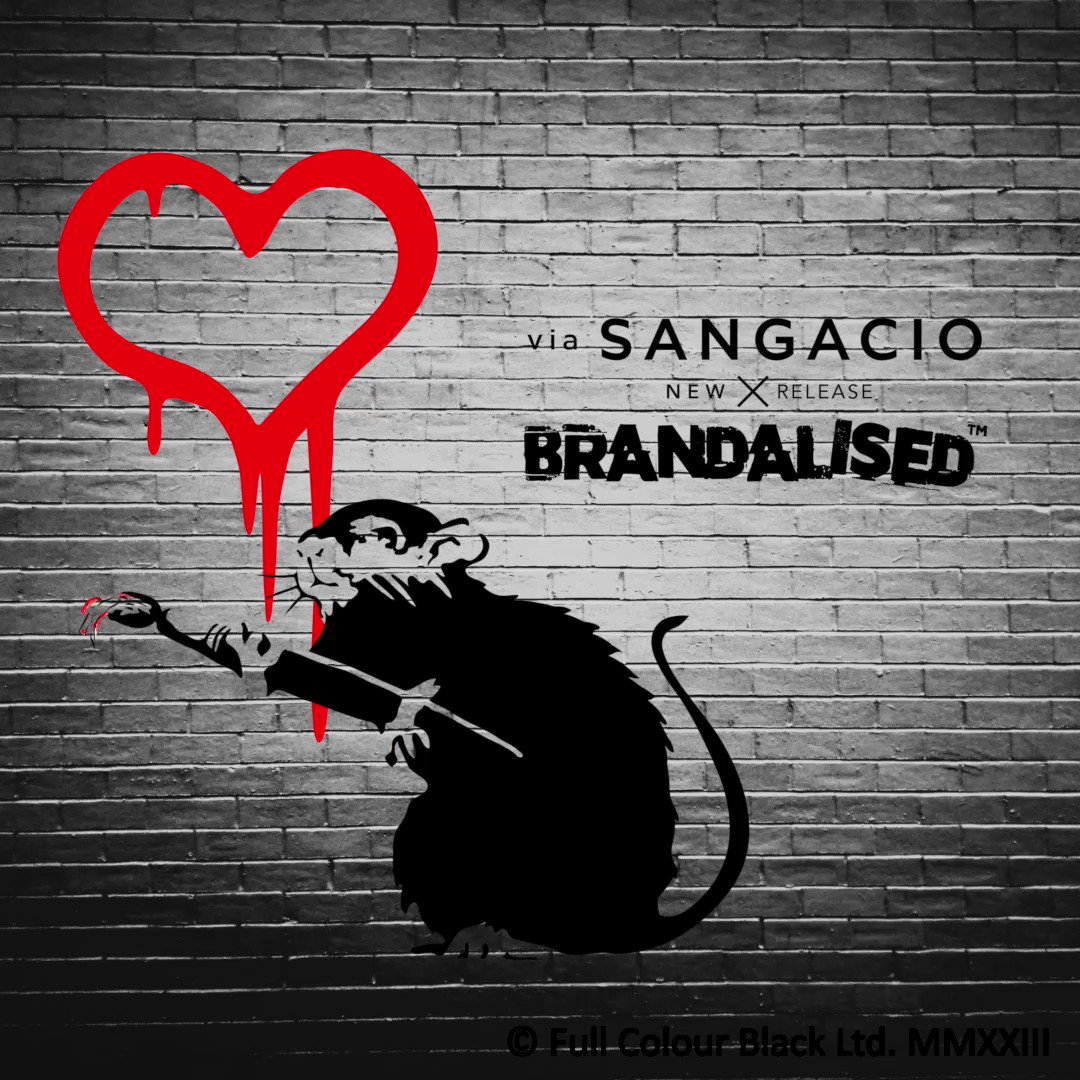 via SANGACIO ×バンクシー グラフィティフォト via SANGACIO×BRANDALISD” Banksy(バンクシー)グラフィティに