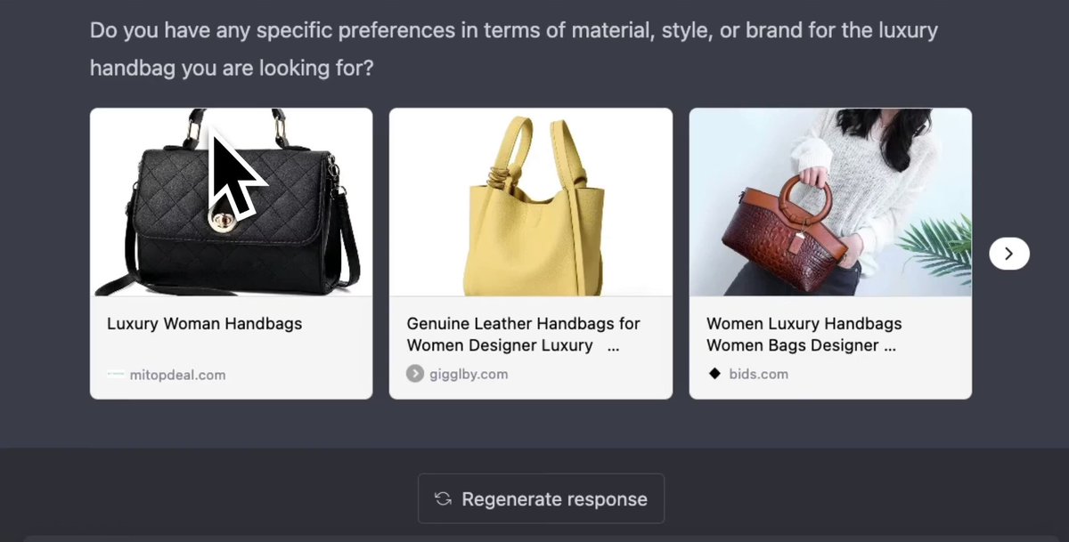 Bee Kapitan (she/her) on Twitter "RT DataChaz That new carousel when you search for products