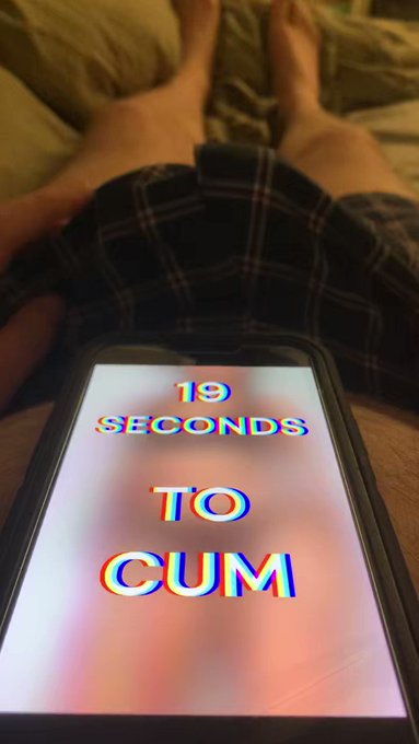 19 seconds to cum https://t.co/dyHzi742VU