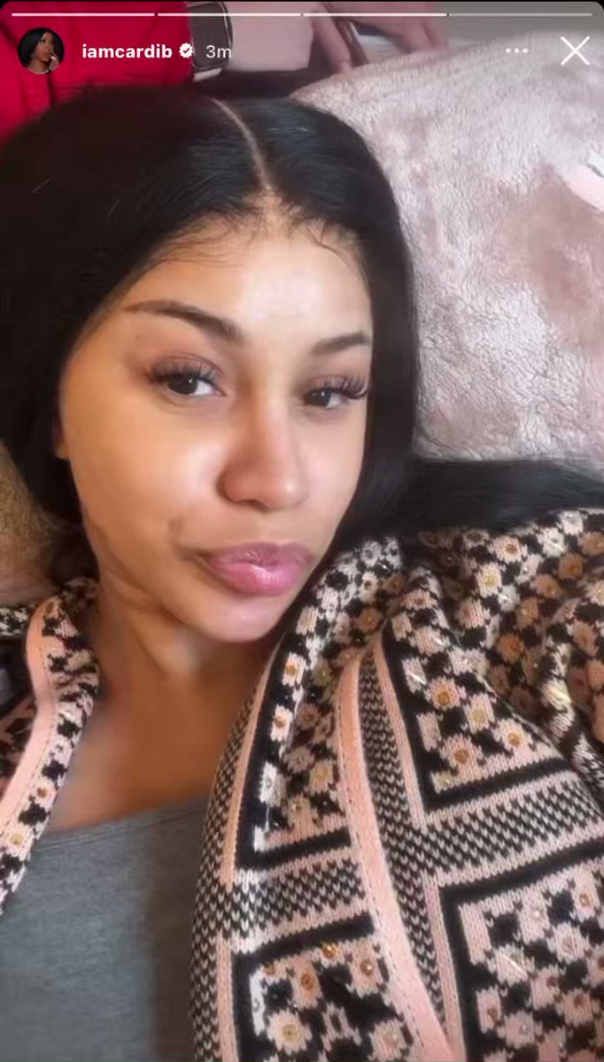 Sexyy Red On Twitter Rt Bardiupdatess Cardi B With No Filter Or Makeup Via Instagram Stories 😍