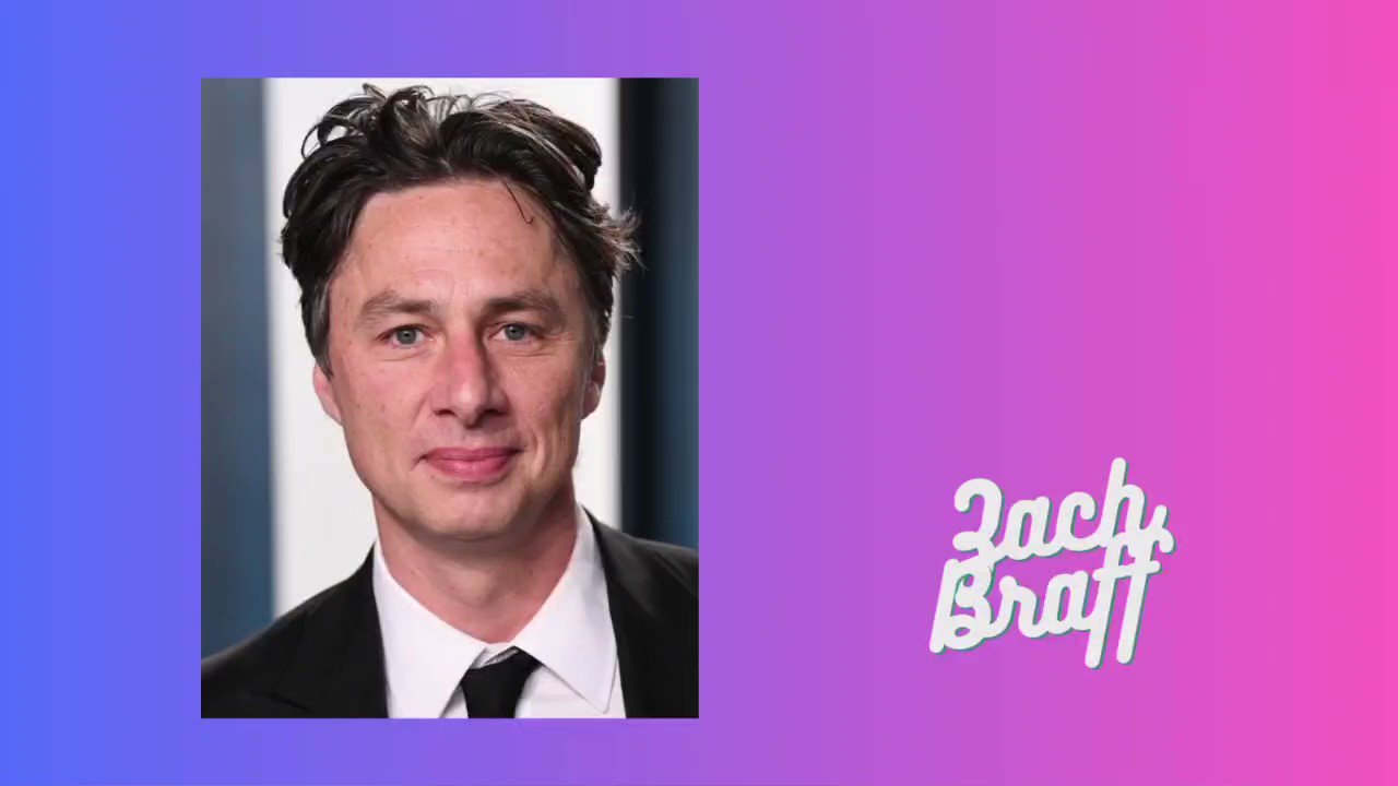 Happy birthday, Zach Braff!   