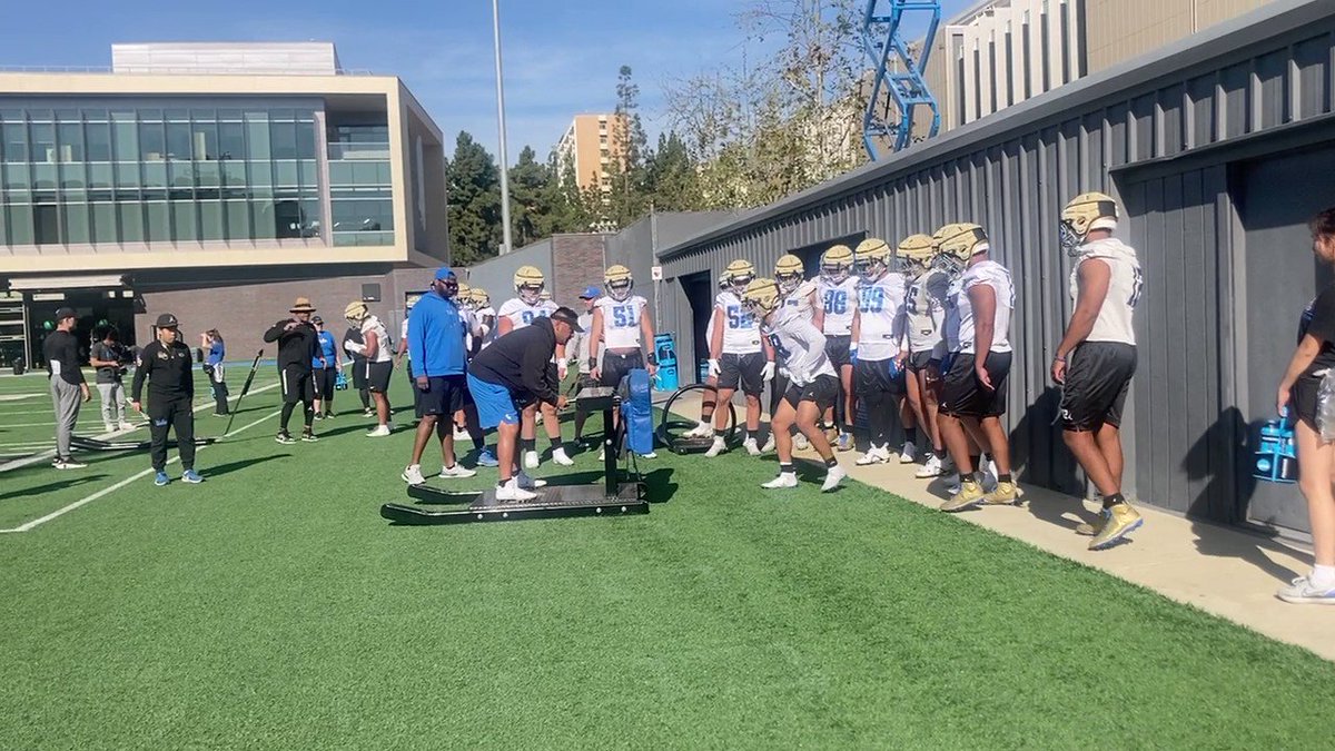 Benjamin Royer on Twitter "Sled drills led by defensive line/outside