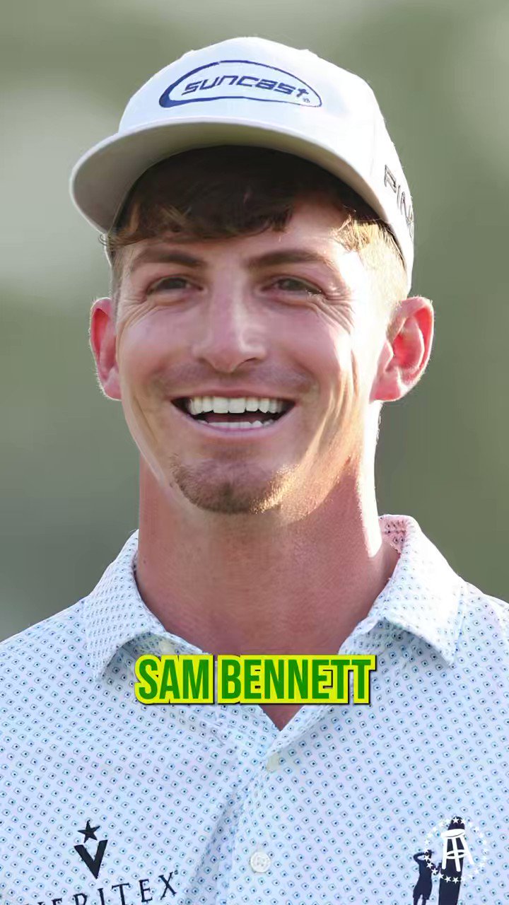 Amateur Sam Bennett is going shot for shot with the best in the world , sam  bennett masters