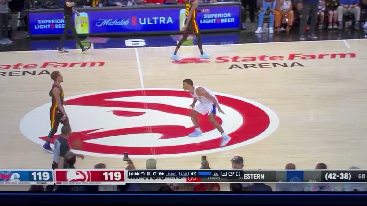 Atlanta Hawks fan on Twitter "Could’ve swung it to JC in the corner