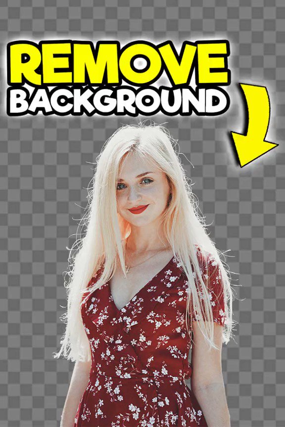 Tricks! on Twitter "Easy way to remove background"
