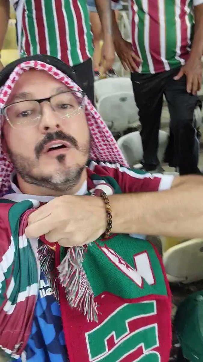 Nufc joe on twitter fluminese fan wearing al hilal shirt while