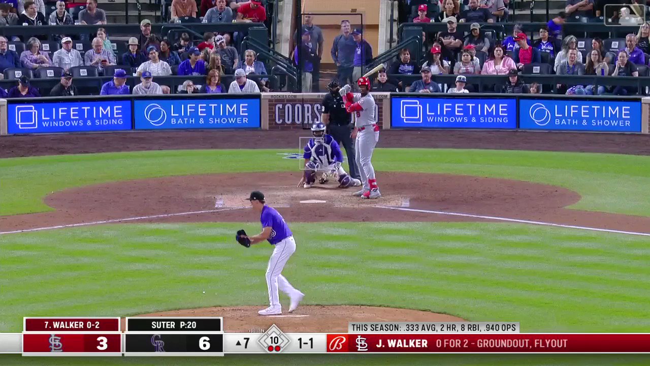 [分享] 今日 Jordan Walker （連續10場安打）