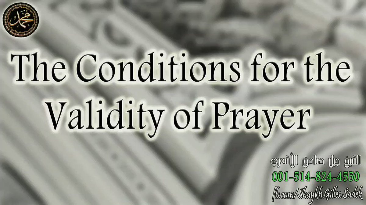 RT @yasinwalQuran: If condition number 1 is not met all other conditions are null and void. https://t.co/Ewq74sEkkB