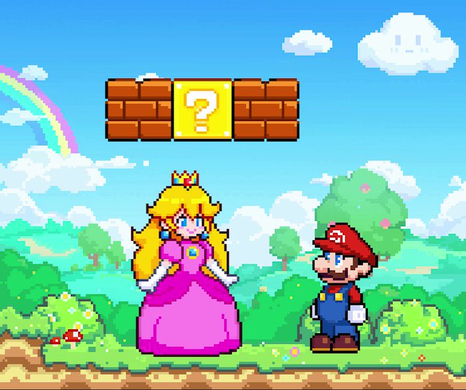 👑"First lesson, hit the right cube!"❤️

Hi, i'm learning how to do pixel art, hope you guys will like