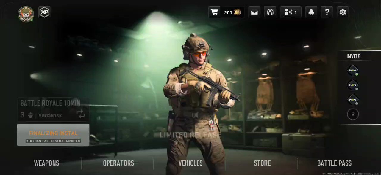 Warzone Mobile News on X: Finally, Call of Duty®: Warzone™ Mobile changed  the main lobby.  / X