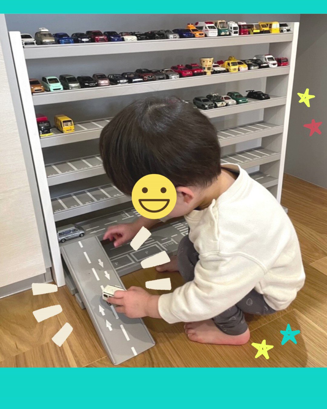 お片付けしたくなるトミカ収納棚⭐︎アップスWS お片付けしたくなるトミカ収納棚⭐︎アップスWS