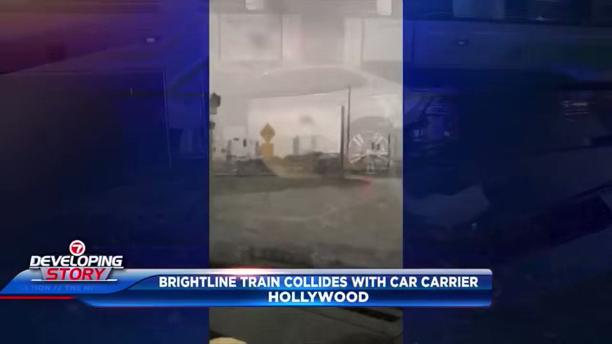 Shane B. Murphy on Twitter "Excerpt from local news coverage with another angle of the train vs