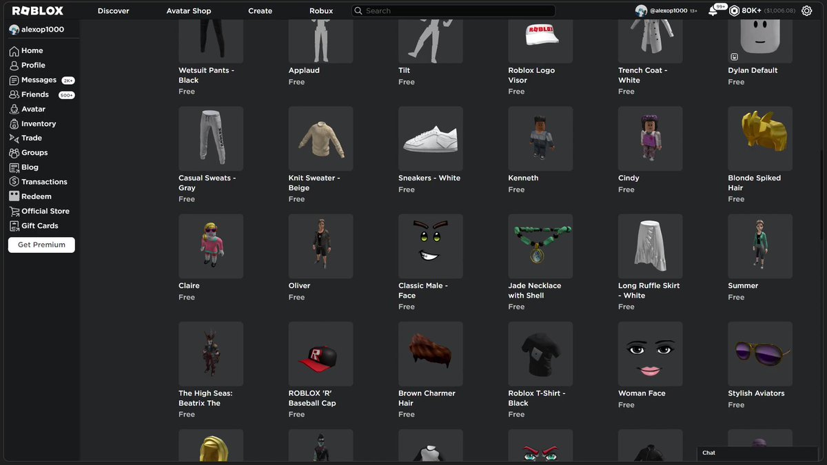 Alex Op on X: Fast buying of items on Roblox catalog. #Roblox #RobloxDev   / X